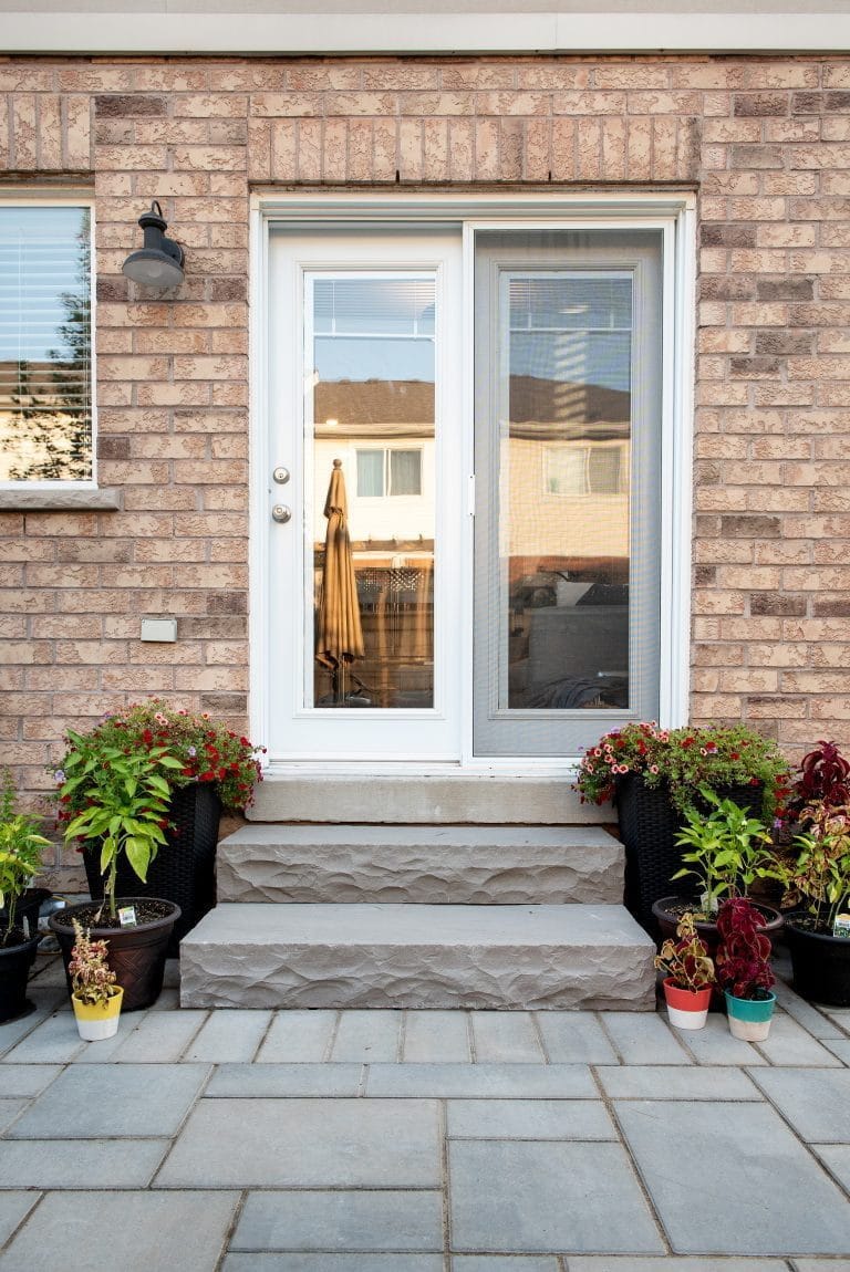 Small backyard project in Burlington from Modern Landscape Construction Company, Creative Concepts.