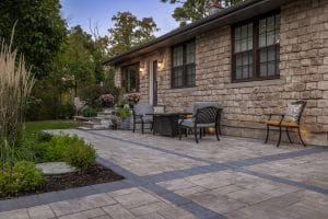 Front Entry landscaping project in Hamilton Ontario