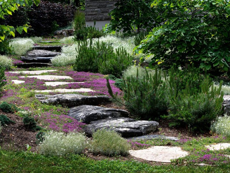 Garden Enhancement landscaping project in Ancaster ontario