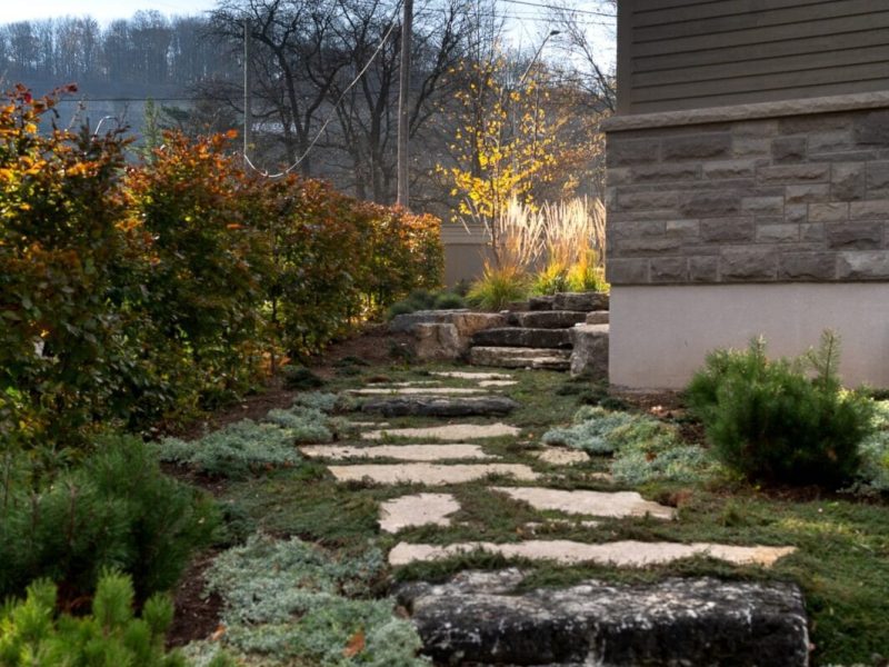 Garden Enhancement landscaping project in Ancaster ontario
