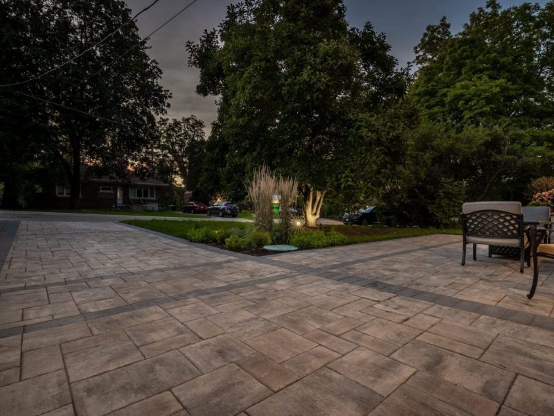 Front Entry landscaping project in Hamilton Ontario