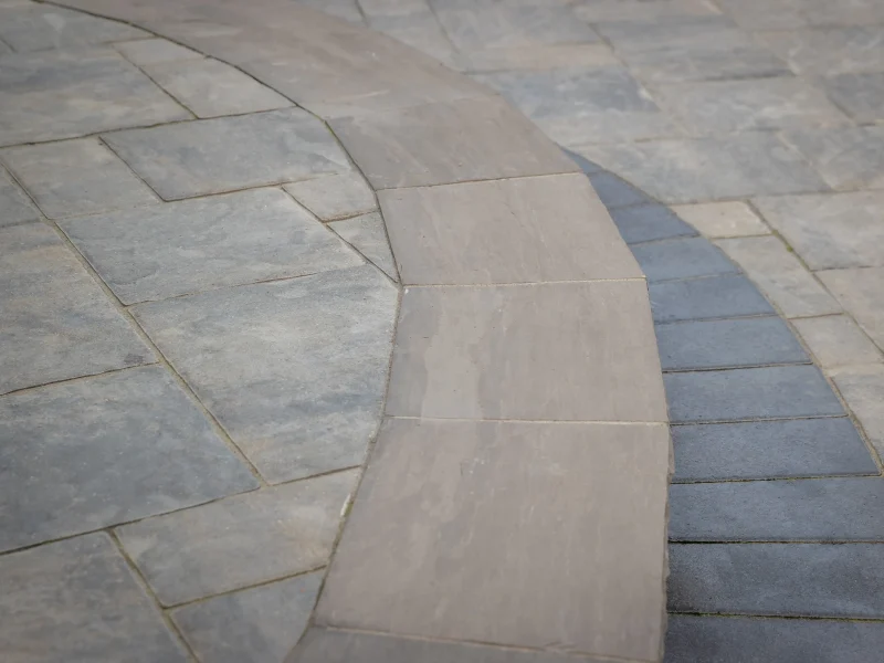 Interlock stone by Creative Concepts in Ancaster Ontario, near Hamilton, Dundas, Burlington, Oakville, Brantford. Great for small backyard landscape ideas.