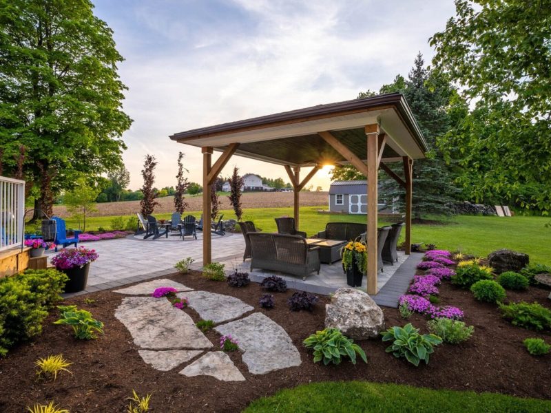 Landscaping Project in Flamborough, Ontario